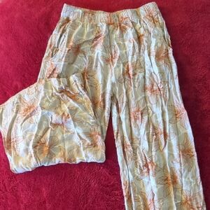 Floral Print Pajama Pants